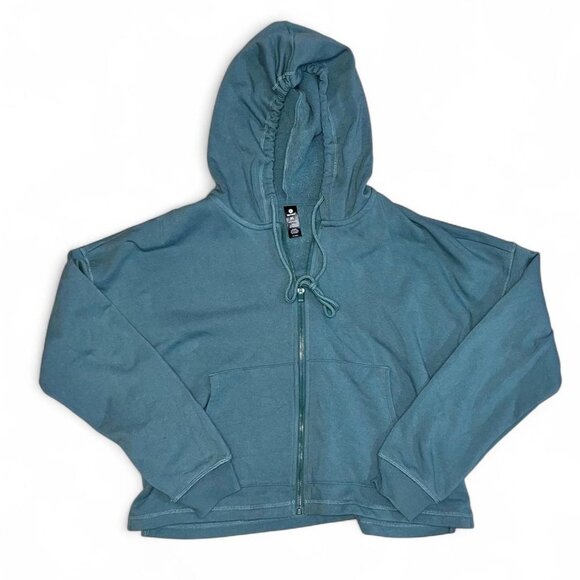90 Degree Blue Zip Up Hoodie - Picture 1 of 1